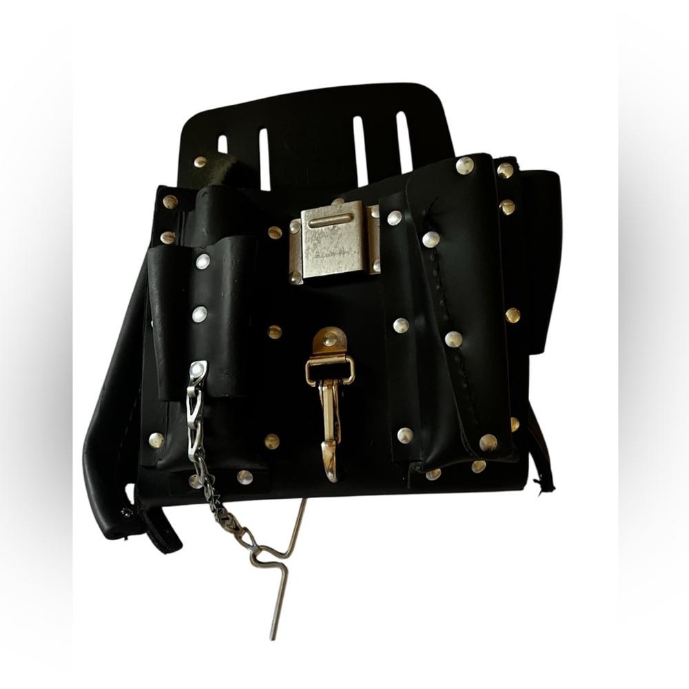Klein Tools Black Leather Tool Pouch